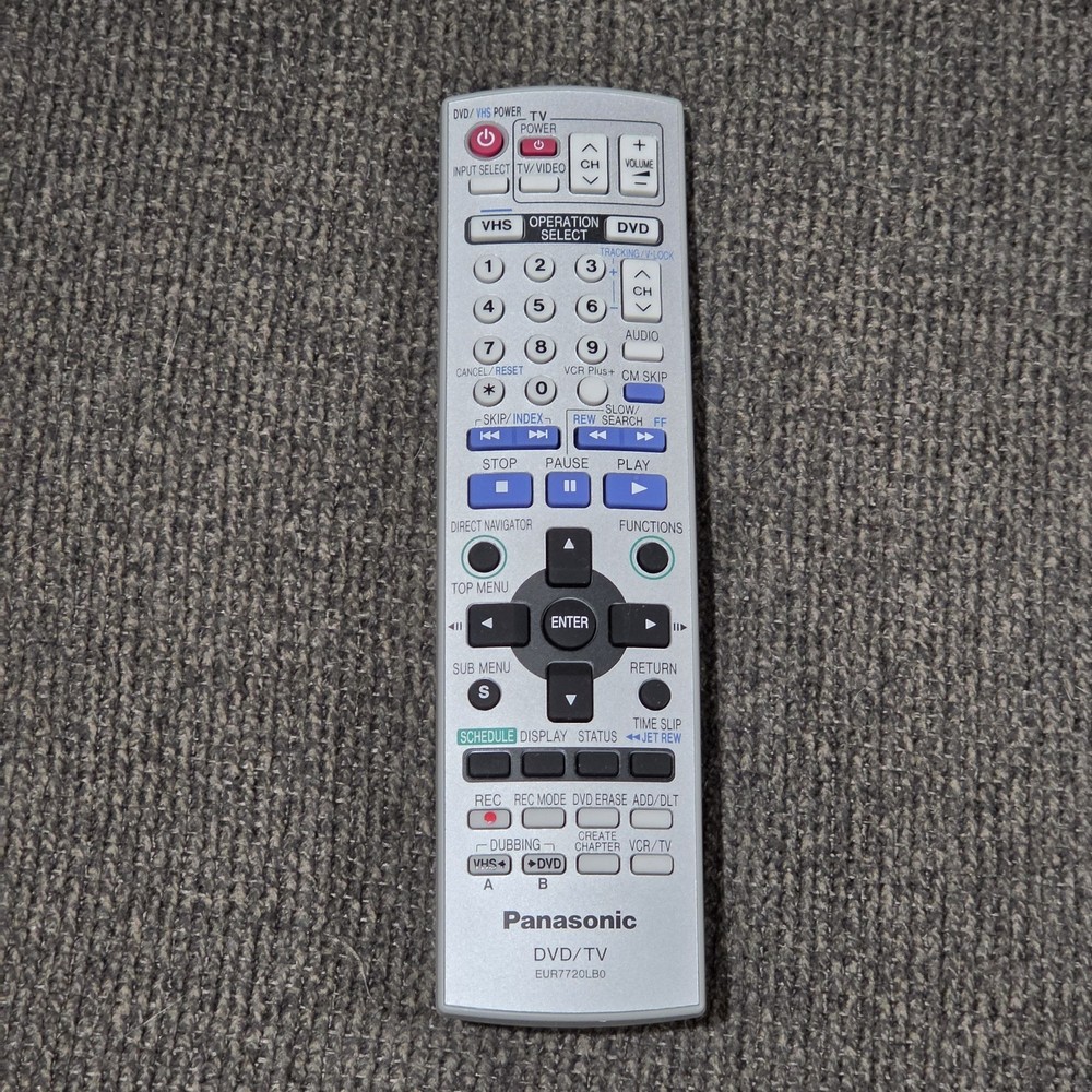 Panasonic DVD/TV Remote EUR7720LB0 TESTED WORKING