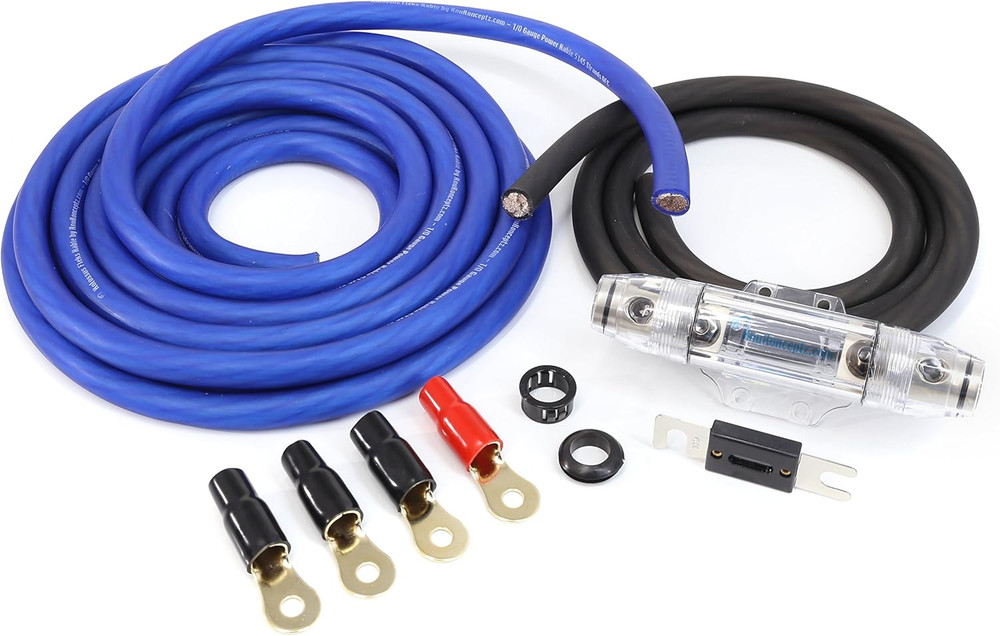 Kolossus Flex 0 Gauge OFC Power Amp Wiring Kit