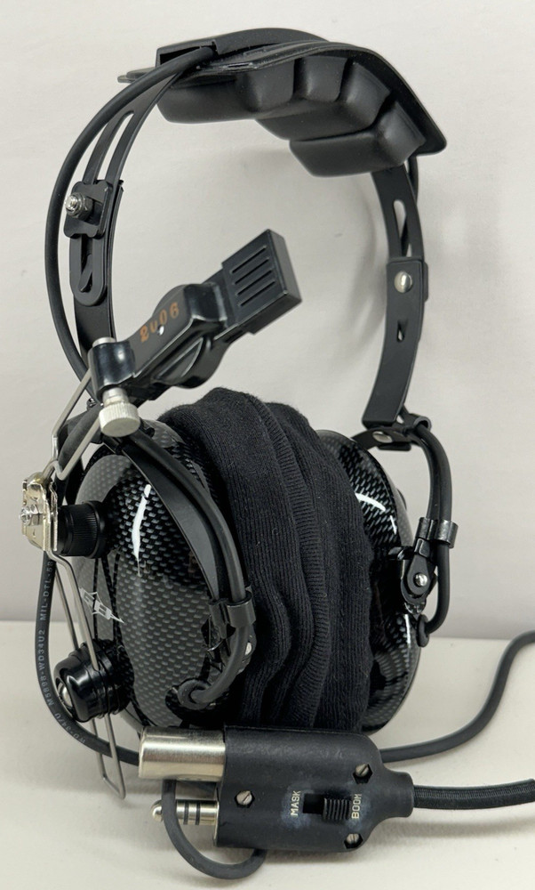 Gibson & Barnes Aviation Pilot Headset General – Carbon Fiber w/ Nexus TPSJ-108
