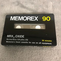 Memorex 90 MRX3 Oxide Normal Nias 90 minute Cassette Lot of 1 SEALED (BX6-MX1)