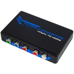 Component Video & L/R RCA Stereo Audio to HDMI Converter Adapter – DVD PS3 Xbox