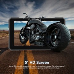7″ Wireless CarPlay Android Auto Portable Screen Waterproof Motorcycle Navigator