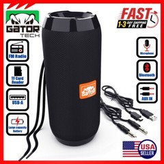 Bluetooth Wireless Portable Speaker Waterproof Stereo Bass USB TF FM Radio LOUD