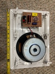 8″ In-Wall or Ceiling Home Speakers w Kevlar Woofer + Dome Tweeter (New)