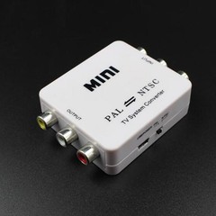 Bi-Directional 2-Way NTSC To PAL+PAL To NTSC Video TV System Converter Adapter