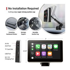Car/Driver Intellidash 7 In IPS Touchscreen Bluetooth Multimedia Player