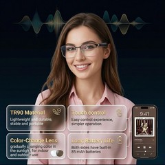 Smart Translation Glasses – 164 Language Voice Translator