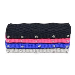 Black Braided Cloth Headband Cover Universal for Headphones-1 pc