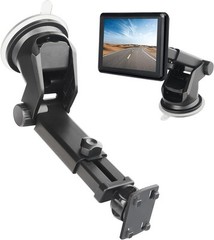 Backup Camera Monitor Mount – Windshield Suction Cup Mounting Bracket, Black