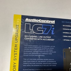 Audio control LC7i 6-Channel Active Line Output Converter AccuBASS Car Audio G1