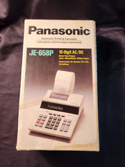 Panasonic JE-658P Desktop Printer, 10-Digit AC/DC, with box