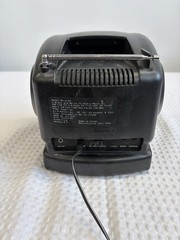 Vintage PK-4183 5” Black & White Portable TV AM/FM Radio Tested Working