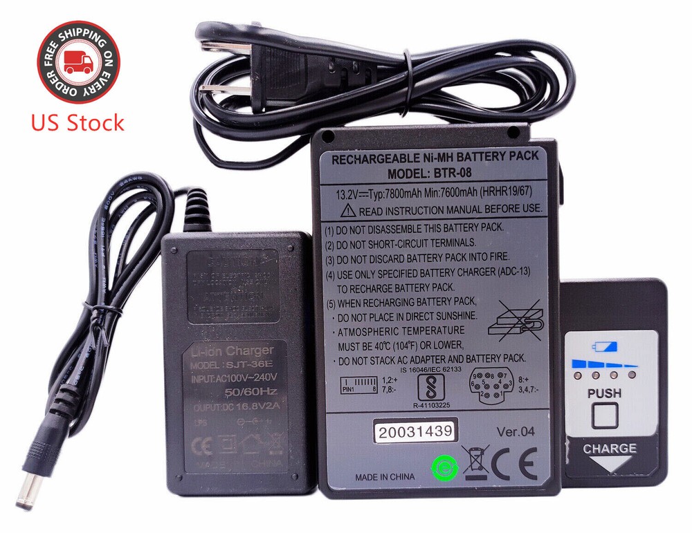 (US Stock)Fujikura Battery BTR-08 for Fujikura FSM-60S FSM-60R Fusion Splicer