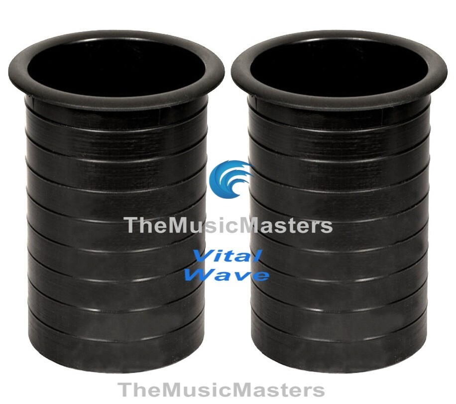 (2) Speaker Port Tubes 3in x 5in Deep Woofer Subwoofer Sub Box Bass Vent VWLTW