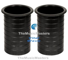 (2) Speaker Port Tubes 3in x 5in Deep Woofer Subwoofer Sub Box Bass Vent VWLTW