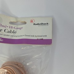 RadioShack – 24-Foot Speaker Cable – 18-Gauge – Tinned Stripped End Vintage