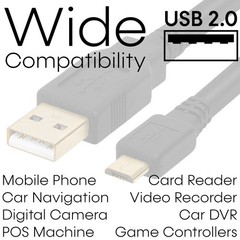 2PCS Micro HDMI Cable Micro HDMI to HDMI Cord Adapter Camera 4K TV Raspberry Pi