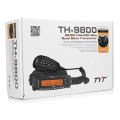 US TYT TH-9800 50W 809CH Quad Band Dual Display Repeater Car Mobile Radio +Cable