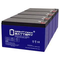 Mighty Max 12V 9AH GEL F2 Battery Compatible with Maruson 220V 230V 240V – 4Pack