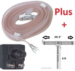 FM Radio Stereo Receiver Dipole “T” ANTENNA w/ 75 Ohm Push-On Spade Connector