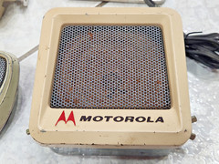 VINTAGE MOTOROLA RADIO SET FOR ANTIQUE POLICE CAR/FIRE TRUCK RESTORATION ADAM 12