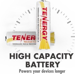 Eco-Friendly 4 Pack AA NiCd Rechargeable Batteries for Solar & Household Use