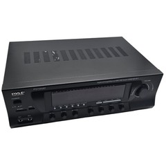 Pyle PT272AUBT 300W 4-Channel Bluetooth Stereo Receiver Amplifier AM/FM USB SD