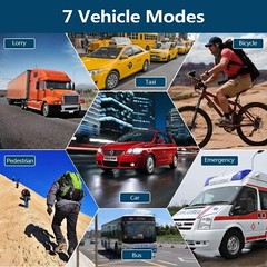 7 Inch Car & Truck GPS Navigation System 256MB+8GB Navigator 77 Canada+Mexico+US