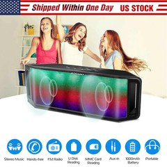 Wireless Rechargeable Speaker 108dB Party Travel Hiking Hands-free FM Christmas