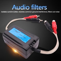 RCA Car Audio Noise Filter 2 Channel Suppressor Ground Loop Isolator Car Stereo