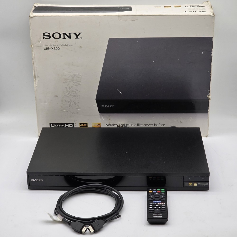 Sony UBP-X800 Upscaling 4K Ultra HD Blu-Ray DVD, High Resolution SACD Player