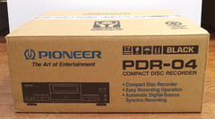 Pioneer PDR-04 Stereo Compact Disc Recorder (Black) – BRAND NEW IN OPEN BOX!