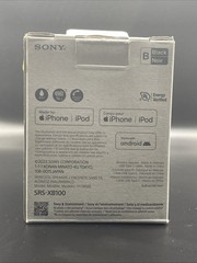 Sony SRS-XB100 Black Wireless Bluetooth Portable Travel Speaker-IP67 Waterproof