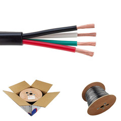 Satmaximum 16/4 250Ft Outdoor Speaker Wire Copper Clad Aluminum Stranded Bulk
