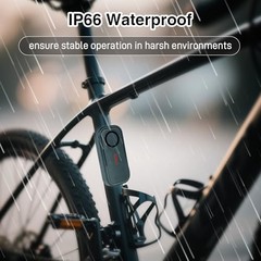 113dB Car Alarm System Anti-Theft Bike Alarm IP66 Waterproof Vibration Sensor