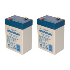 Power-Sonic 2 Pack – BATTERY 6V 6 VOLT SLA VRLA RECHARGEABLE 4, 4.5,5 AH