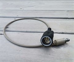 INVISIO V60 6PIN Connector Adapter 50CM Tan Black Plug Compatible 148/150 Radio