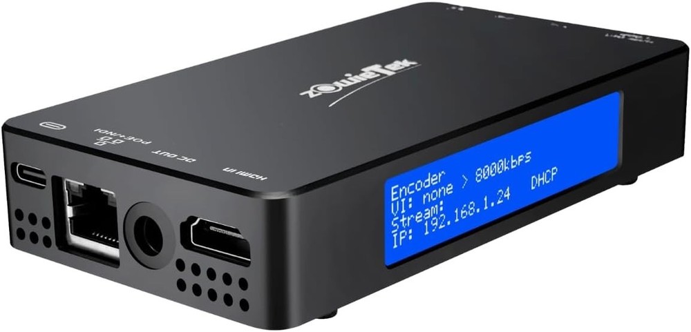 4K HDMI Video Encoder/Decoder, ZowieBox, Native NDI HX3 (Certified) Converter/Pl