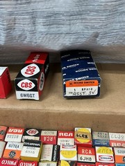 Large Bulk Lot Of Mixed Radio Audio TV Vacuum Tubes NOS AS IS Unsorted Untested