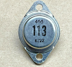 Vintage semiconductors Germanium Power Transistors 466-113 Date 1967 Lot of 5