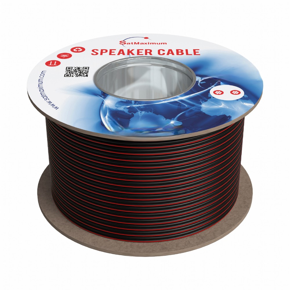 250FT Speaker Cable 16AWG 16/2 Bulk CL3 In-Wall Car Audio Home Theater Wire
