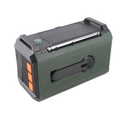Emergency Radio AM FM WB 30000mAh Battery Solar Panel Radio For Household Use