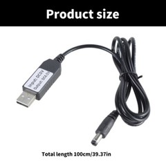 USB 5V to 4.5V DC5.5×2.1mm Power Cable for LED Lamp and Toys with 5.5×2.1mm