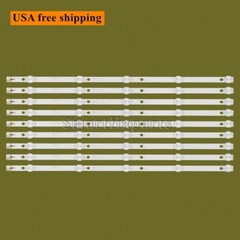 9Pcs LED Backlight Strips 4708-K50WDC-A4113N01 For Toshiba 50LF621U21 50LF621C21