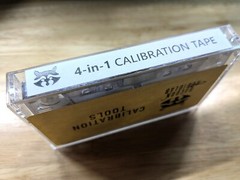 4-in-1 Maxell Pro30 Test/Calibration cassette tape: L/R,level,speed/W&F, azimuth