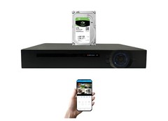 16 Channel H.265 DVR with 2TB Hard Drive Office Security Surveillance Recorder