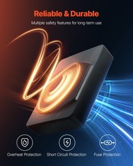 VEVOR 120W 10″ Under Seat Silm Subwoofer Car/Truck Powered Amplified System