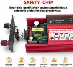5000W Car Power Inverter DC 12V To AC 110V modified Sine Wave Solar Converter US