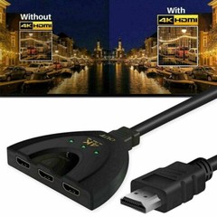 3 x Port HDMI Splitter Cable 1080P Switch Switcher HUB Adapter for HDTV PS4 Xbox