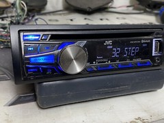 Used JVC KD-SR80BT CAR 1DIN In Dash STEREO Receiver BLUETOOTH Radio USB AUX #13